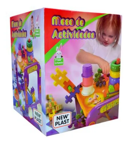 Mesa De Actividades Didactica En Caja New Plast 10617
