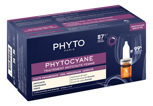 Phytocyane Mujer - Ampolletas Caída Progresiva (anticaída)
