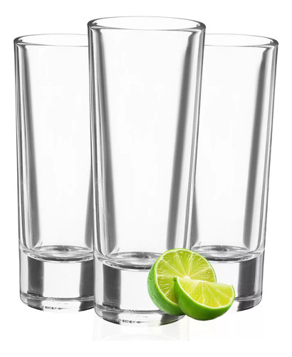 Caja De 192 Vasos Caballitos Shots Tequileros 2oz/60ml Transparente
