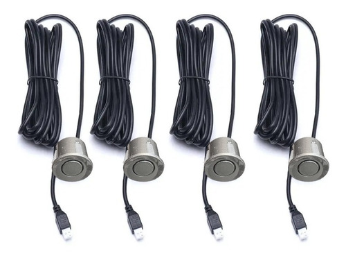 Imagen 2 de 7 de Kit Sensores Estacionamiento Guardtex Gps-4dg Gris Oscuro
