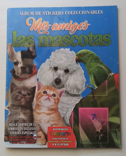 Álbum De Stickers Mis Amigos, Las Mascotas Rocarte. J 