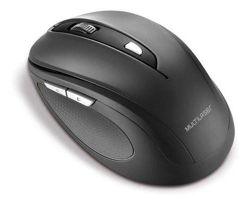 Mouse Sem Fio Confort 6 Botões 1600dpi Mo237 Multilaser Cor Preto