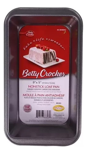 Molde Rectangular Torta Ponque Metalica Horno Betty Crocker