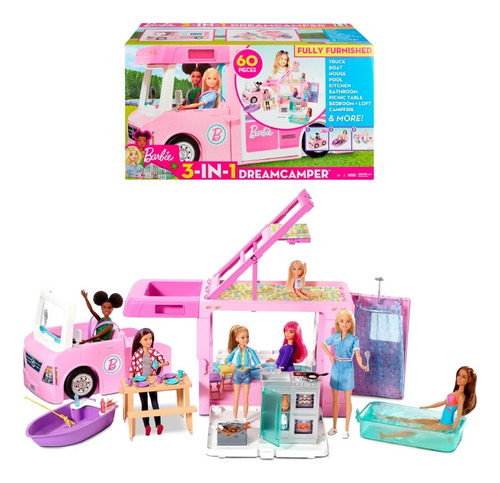 Barbie Camper 3 En 1