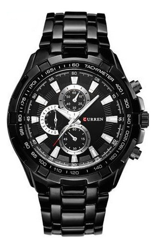 Reloj De Metal De Lujo Curren Para Hombre Cronógrafo 8023