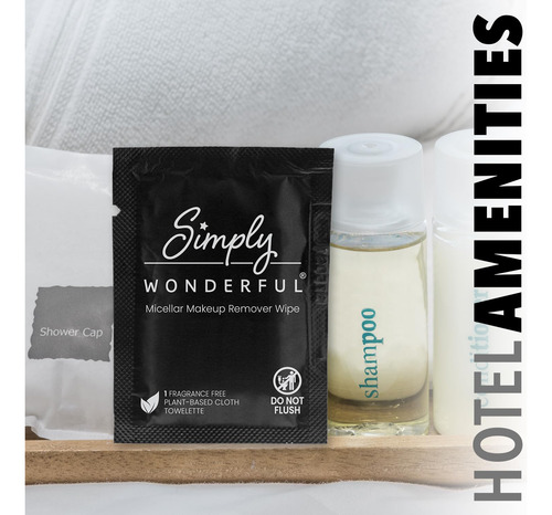 Simply Wonderful 100 Toallitas Desmaquillantes Biodegradable