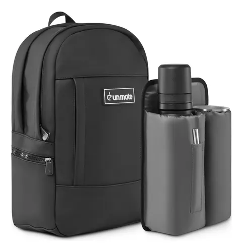 Una Mochila Matera Un Mate Elite Porta Notebook Cuero Pu