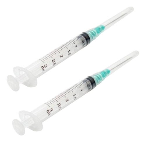 Jeringa 3ml Con Aguja De 21g Pack 10 Unidades