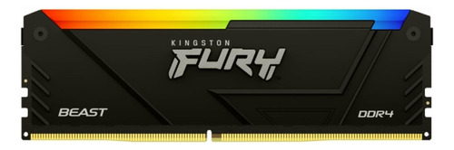 Kingston Fury Beast Black Rgb Ddr4, Memoria Gamer Para Pc,