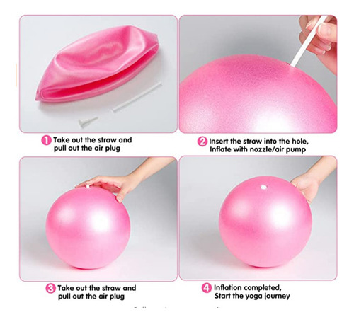 Conjunto De 5 Peças Pink Pilates Circle | Conjunto Abahub Yo