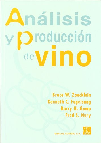 Libro Analisis Y Produccion De Vino - Zoecklein / Fugelsang