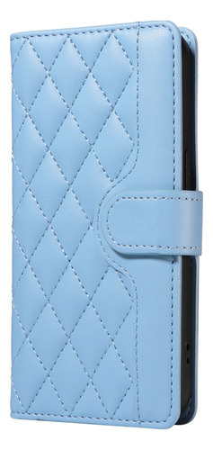 Funda Tipo Cartera De Piel Sintética Con Tapa Para Samsung Galaxy Serie S Con Pulsera, Correa Para El Hombro, Ranura Para Tarjetas, Soporte, Etc., Col