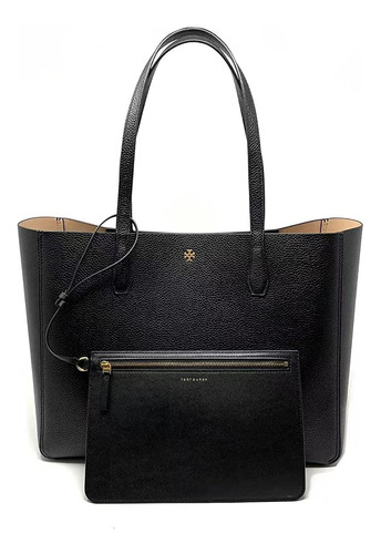 Bolso Tote Tory Burch Blake En Negro