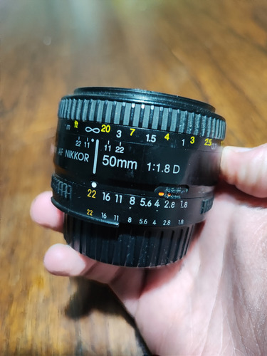Nikon Af 50mm F1.8 Nikon F Negro (Usado)