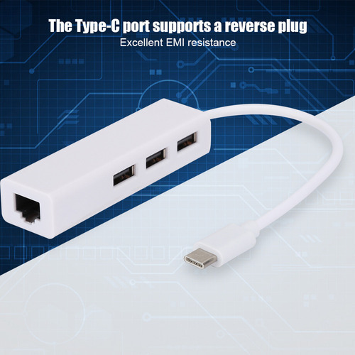 Usb 3.1 Para Adaptador De Cabo De Placa De Rede Usb 2.0 Rj45