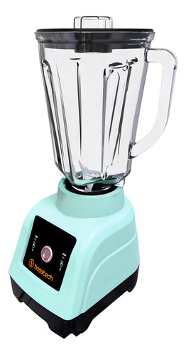 Licuadora Bosstech Licuadoras BS-950-G-B4-VM azul claro con vaso de vidrio - Incluye 2 accesorios