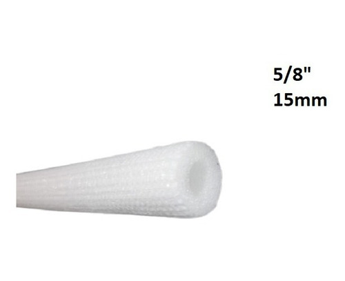 5 Un Tubo Isolante Esponjoso Blindado Branco 5/8 Cobre Ar Co