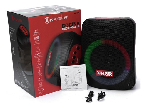 Bafle Kaiser 6.5puLG Ksw-5006 Recargable Usb Fm Bluetooth