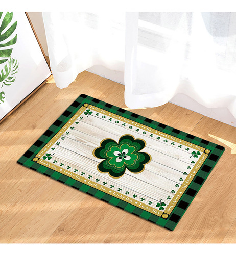 Felpudos K Floor Mat De Bienvenida For El Día De San Patric