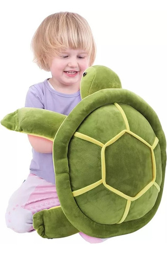Almohada De Felpa Tortuga Verde, Almohada Tortuga Infantil,y
