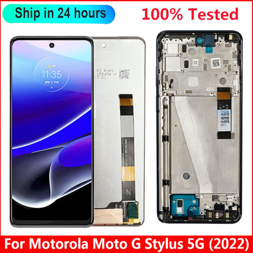 Sj Compatible Pantalla Lcd Con Marco Para Moto G Stylus 5g