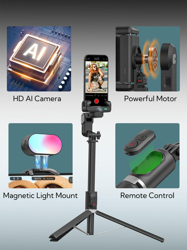 Trípode De Seguimiento Facial Automático Aochuan M2pro Para