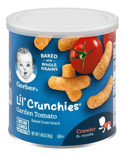 Gerber Lil Crunchies Garden Tomato 42grs.