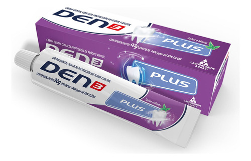 Crema Dental Den3 Plus 90 G