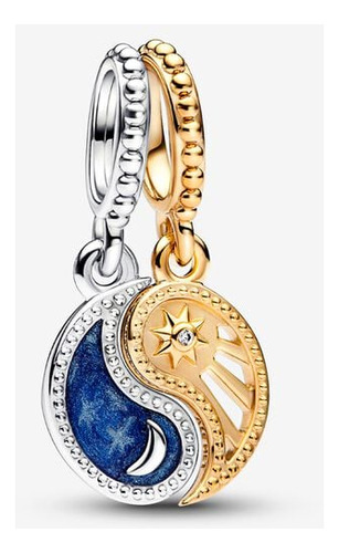 Charm Pandora Colgante Sol Y Luna Divisible