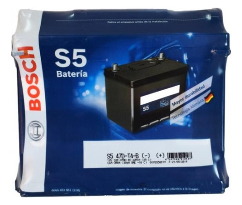 Batería Bosch S5 47d 11 Placas