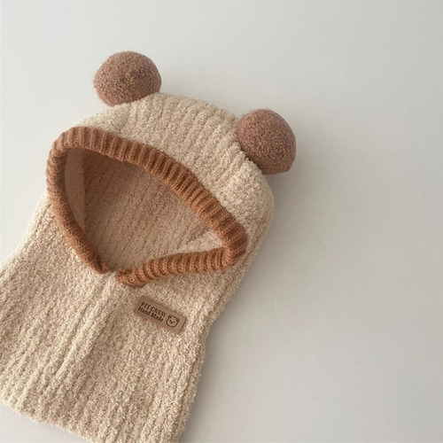 Gorro Para Bebé Con Capucha Y Gorro De Invierno De Punto