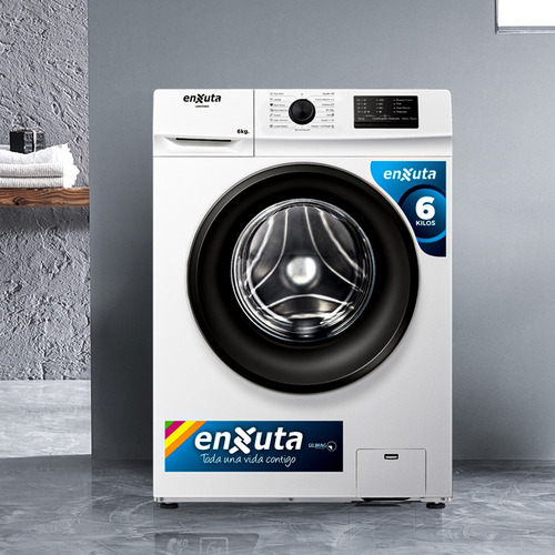 Lavarropas Digital Enxuta Lenx 1665 6kg Carga Frontal