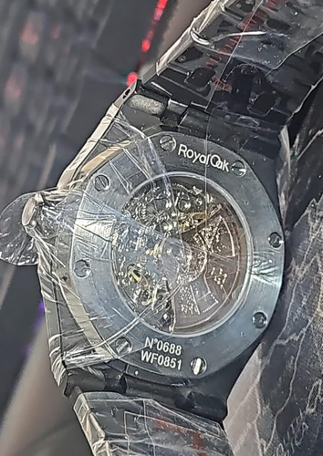 Reloj Audemars Piguet Automatico Negro Negro Naranja