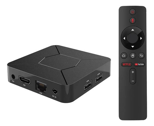 Q5 Tvbox 4k Android 10 TV Os Control De Voz 2gb+8gb