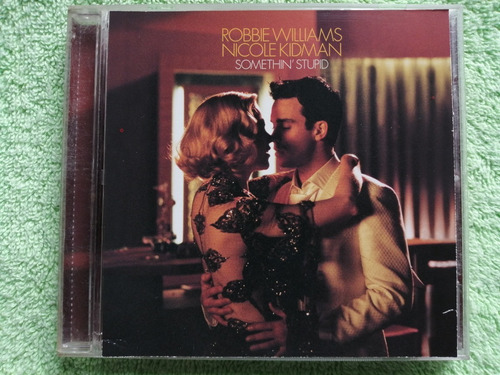 Eam Cd Single Robbie Williams & Nicole Kidman Somethin Stupi