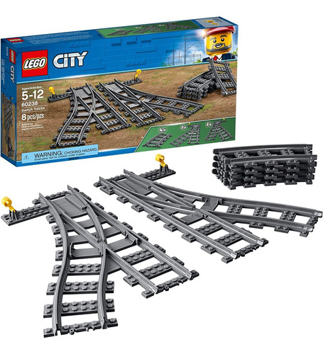 Kit De Construcción Lego City Switch Tracks 60238, Paquete D
