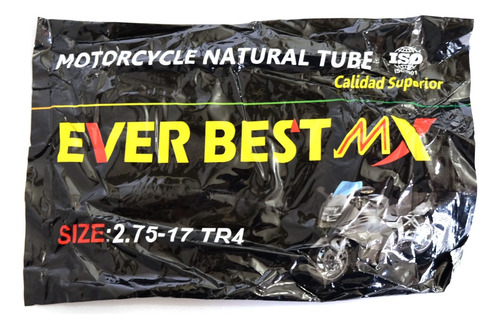 Cámara Motocicleta 2.75-17 Tr4everbest (3 Pzas)