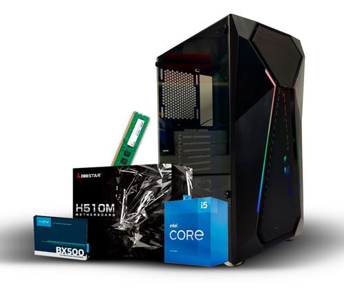 Computadora Core I5 11va / 16gb Ram/ Ssd 480gb/ Case Gamer 