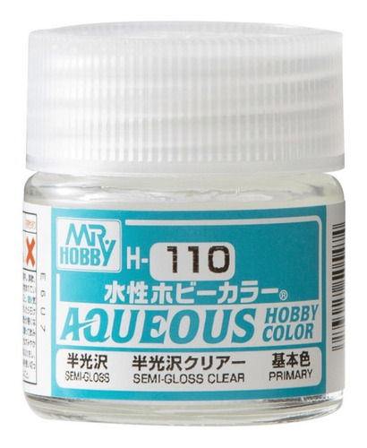 Imagen 1 de 2 de Mr Hobby Color Aqueous Semi Gloss Clear H-110 Rdelhobby Mza