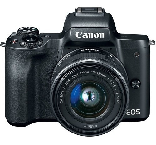 Canon Eos M50 Mirrorless Con Lente 15-45mm Y Adaptador Ef