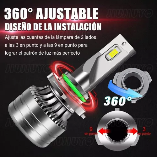 Para Dodge Kit Focos Led 9005 9006 Luz Alta/baja Canbus