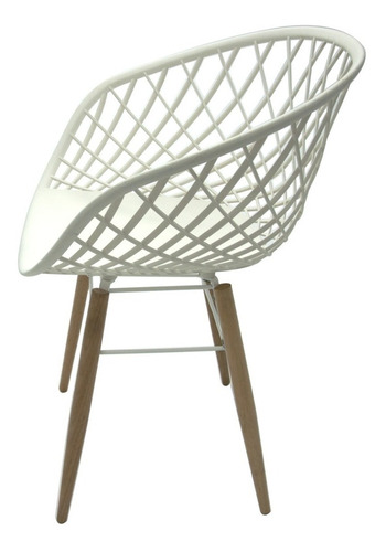 Imagen 2 de 8 de Sillón Silla Sidera Redondo Tramontina Patas De Madera
