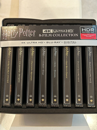 4k Uhd + Blu-ray Harry Potter Collection Steelbook Abollado