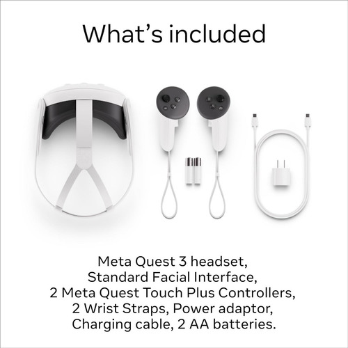 Meta Quest 3 Cor Branco 512 Gb Branco