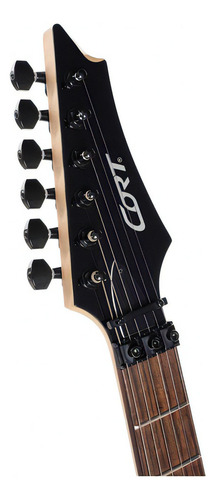 Guitarra Cort X300 Emg Floyd Rose Special Flip Purple, color violeta oscuro