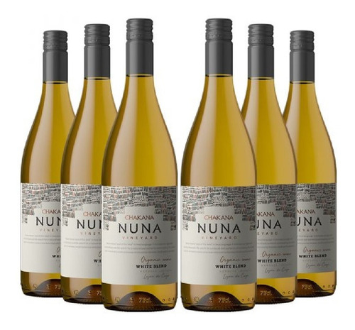 6x Vinho Chakana Nuna White Blend 750ml