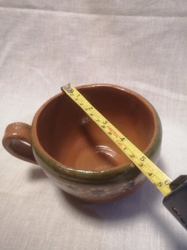 Cerealera O Taza Jumbo De Barro 13cm Diametro 2 Pz Artesanal