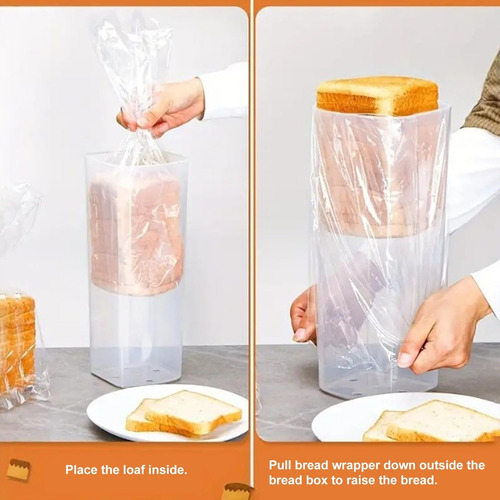 Caja De Pan, Dispensador Pan, Contenedor De Almacenamiento