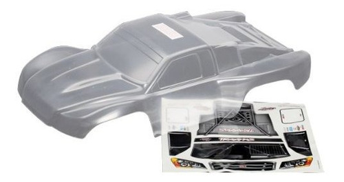 Traxxas 6811 Clear Slash 4x4 Body Con Hoja De Calcomanías