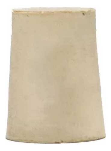 Rolha De Borracha Anti-ácida Nº5 - Sem Furo 19 X 16 X 24mm